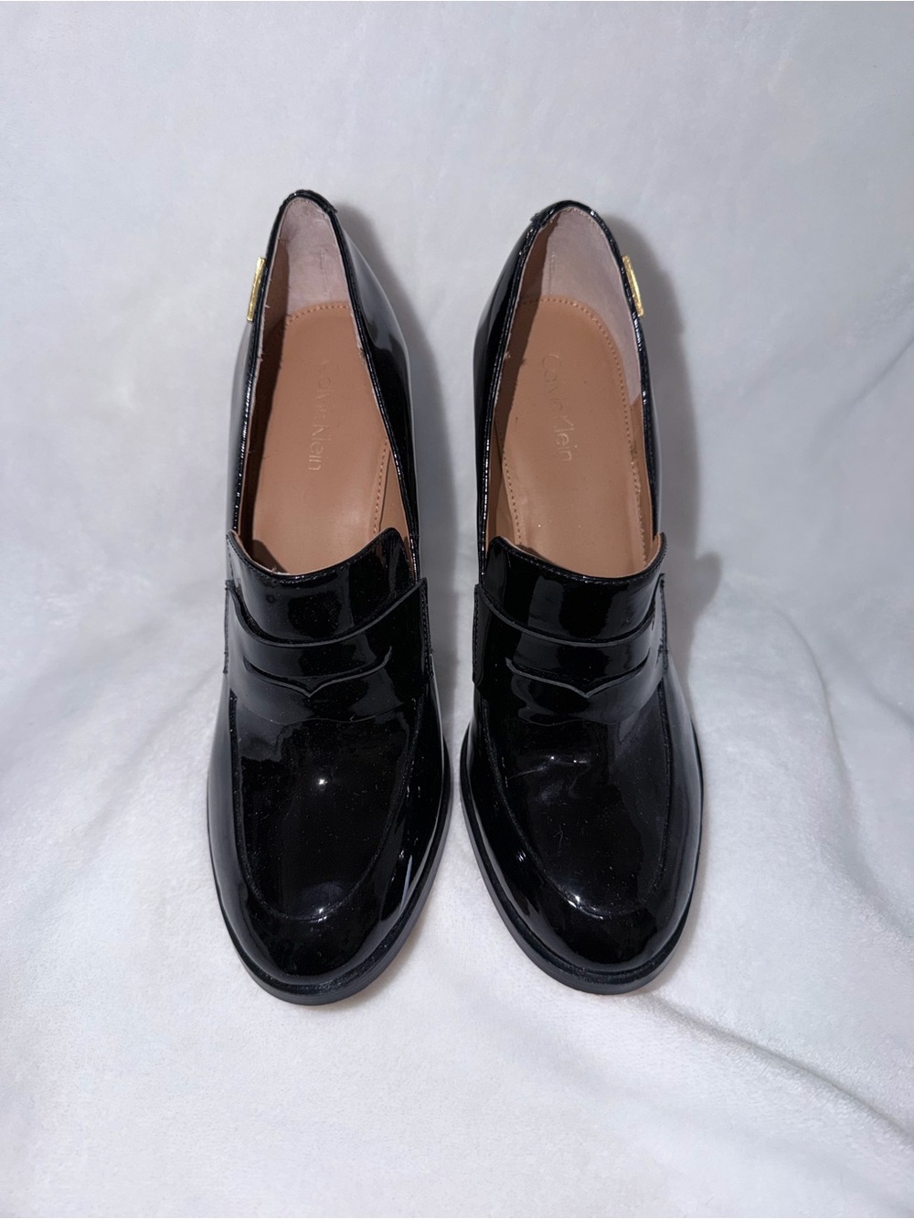 Black Patent Loafers - Classic Women's Slip-On (1)